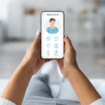 Woman laying on bed with mobile phone, using medical app - Where Can Medisoft’s File Maintenance Utilities Be Accessed? - Computer Mate